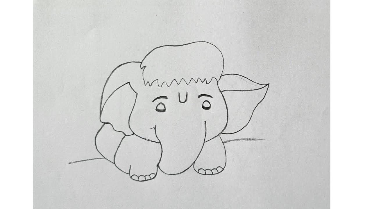 How to Draw Elephant 🐘/Easy to Draw Elephant 