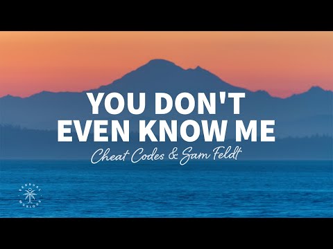 Cheat Codes, Sam Feldt - You Don't Even Know Me