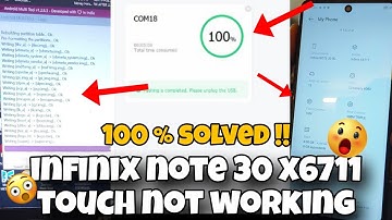infinix note 30 x6711 touch not working | Infinix X6711 Touch Problem Fix | Manoj Sharma 😱