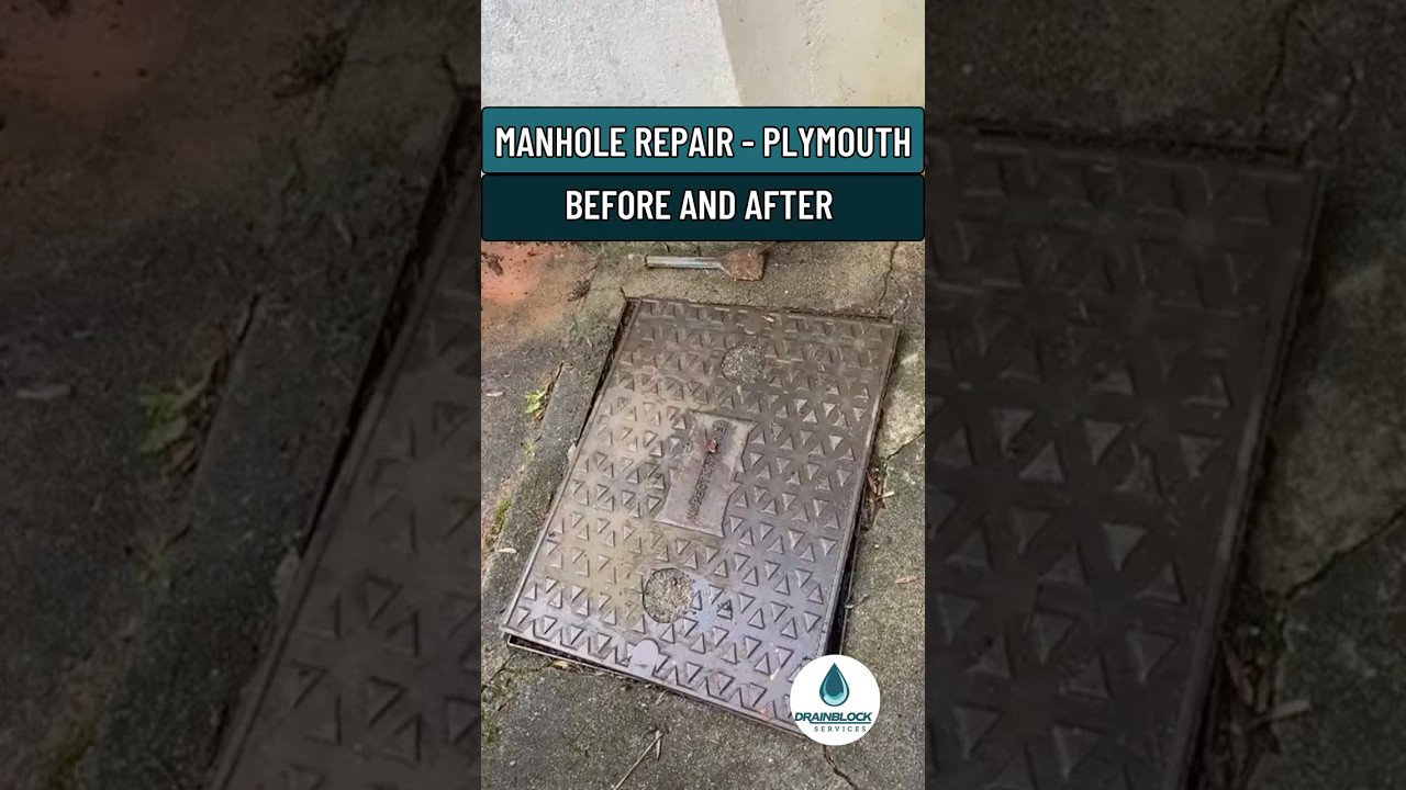 Manhole Repair Plymouth  Before and After #shorts