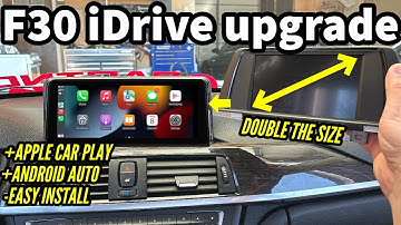 AutoABC Linux iDrive F30 upgrade - bmw dash touch screen head unit + apple car play and android auto
