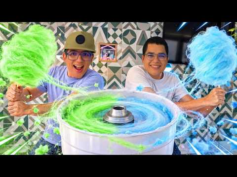 WHOEVER MAKES THE BEST COTTON CANDY IN THE MACHINE WINS!! (super battle!)
