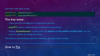 Details Fixing Access Violation Caused by Improper scanf() Usage in C News