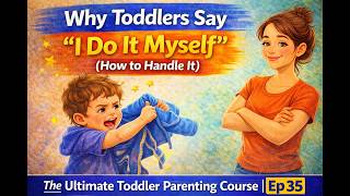 Why Toddlers Say “I Do It Myself” (How to Handle It) |The Ultimate Toddler Parenting Course |Ep 35