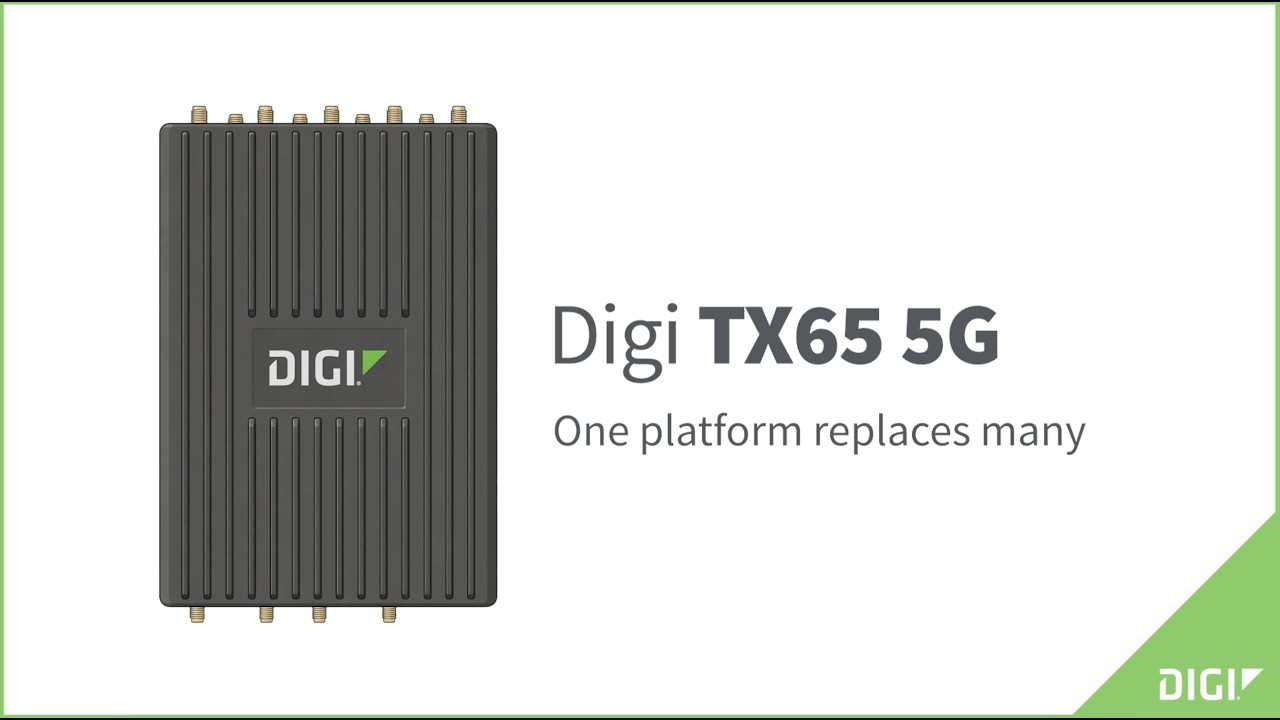 Introducing the Digi TX65 5G Cellular Transportation Router | Digi