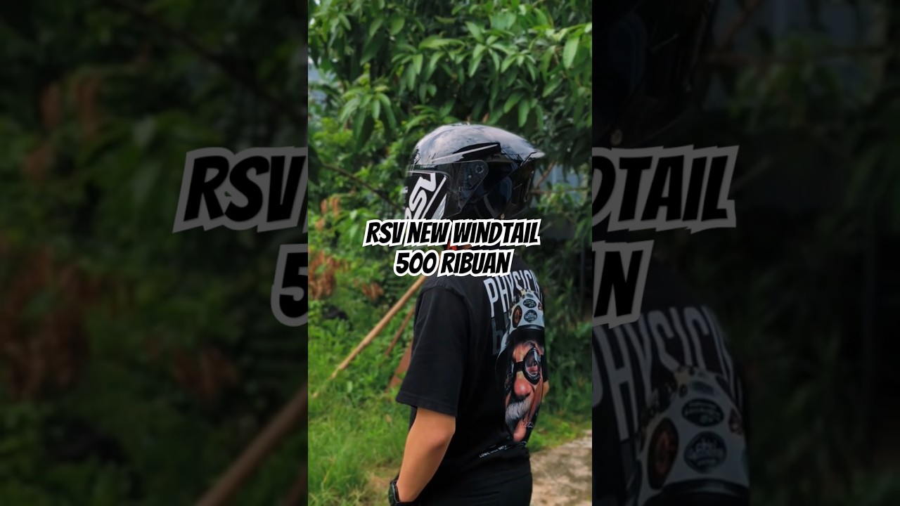 RSV NEW WINDTAIL BLACK GLOSSY😱🔥 