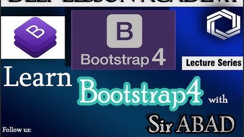 Bootstrap Framework in Urdu/Hindi Part 1 Introduction Installation & Configuration