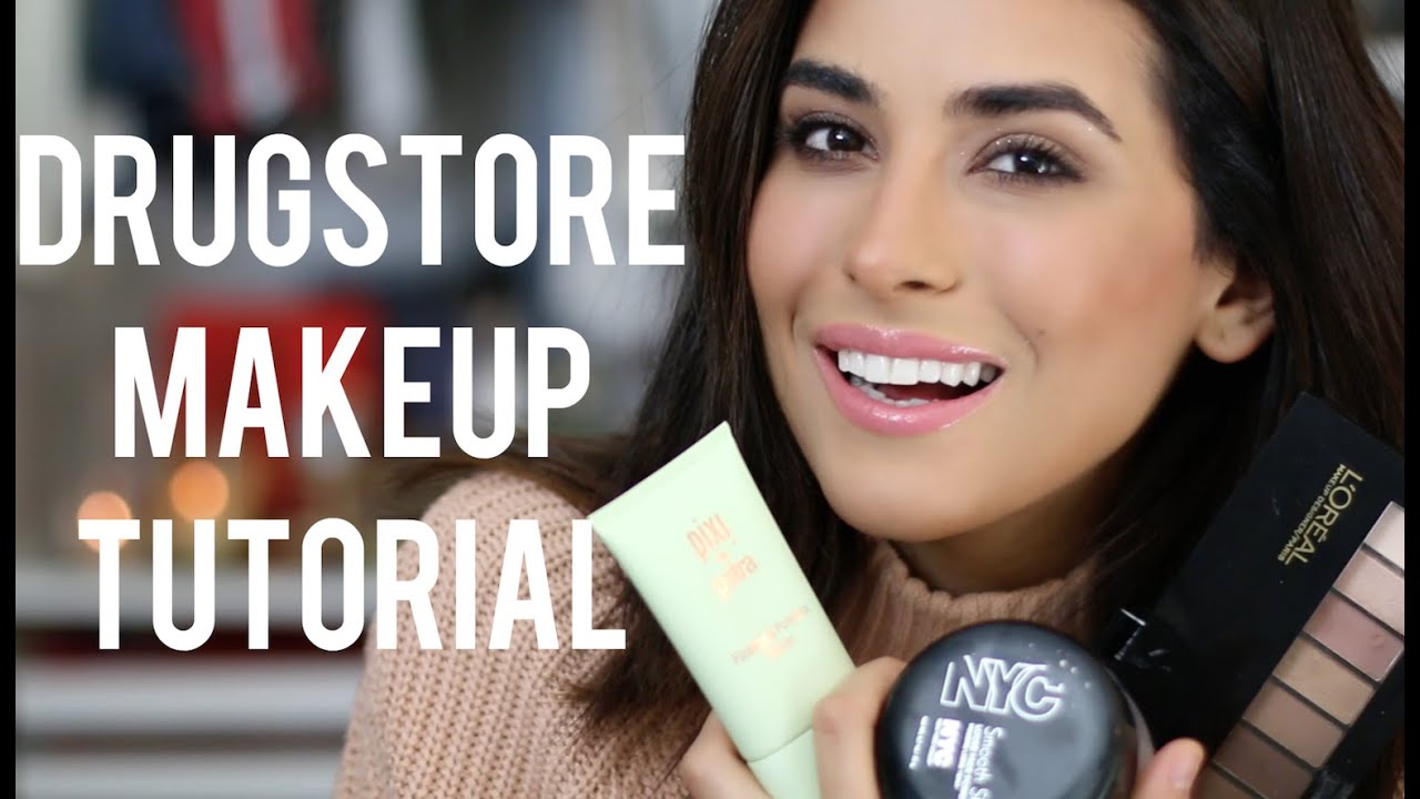 Drugstore Foundation Makeup Tutorial EASY YouTube