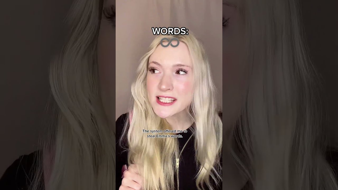  Pov You Only Get A Certain Amount Of Words But She Got An Option To Take Someone Else S