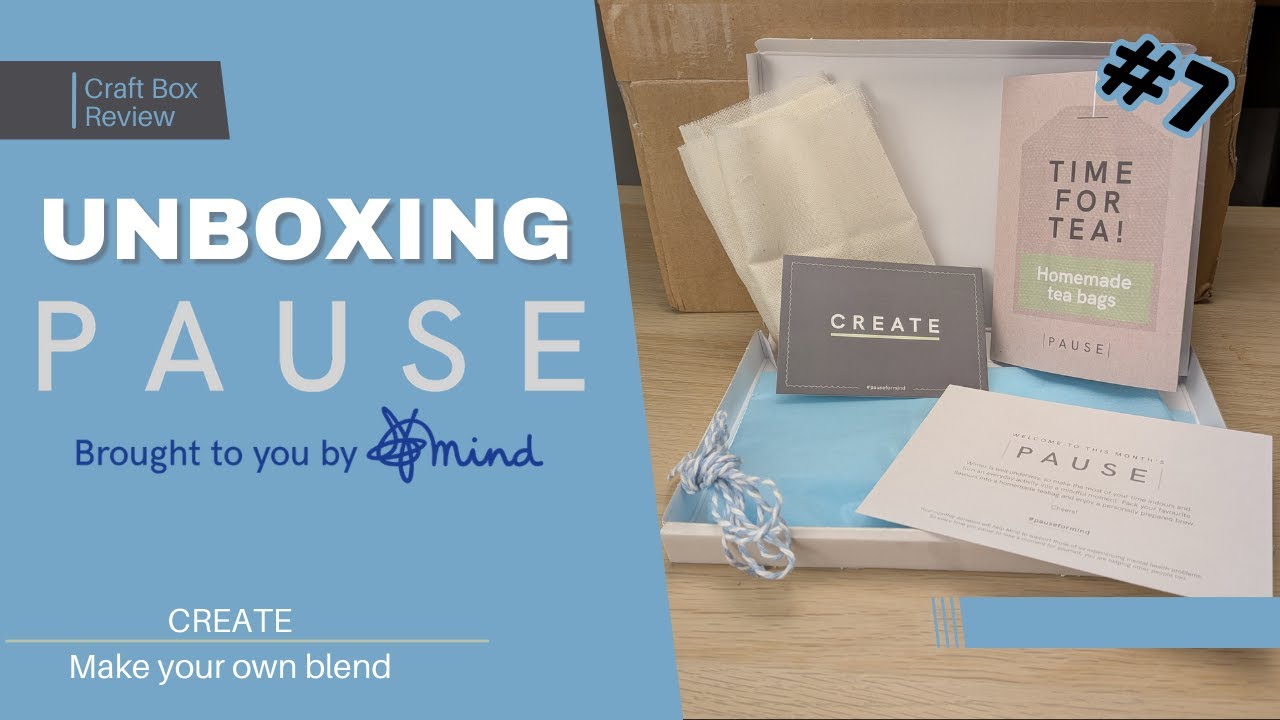 Распаковка набора Mind PAUSE Box - Обзор набора для творчества - Осознанность с доставкой прямо к...