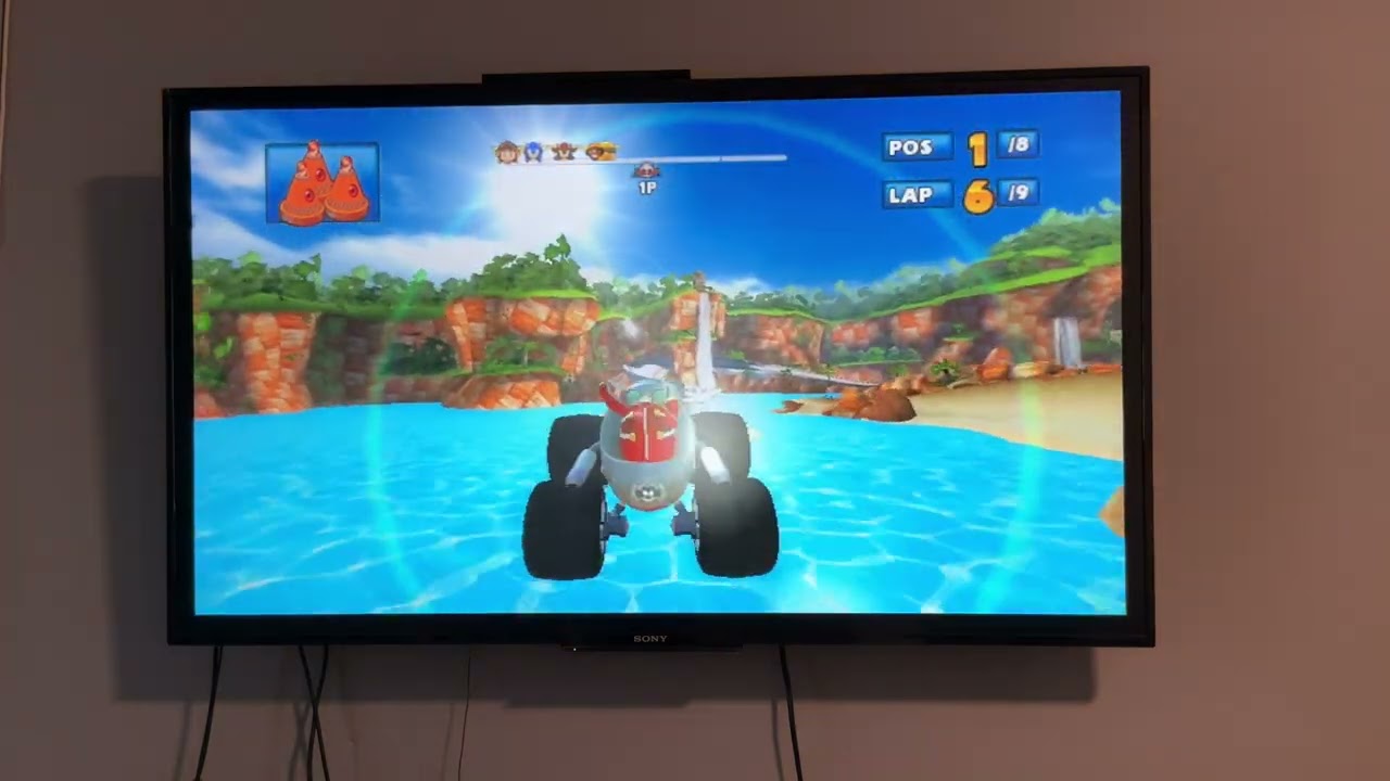 Sonic sega all stars racing lost palace Dr eggman gameplay