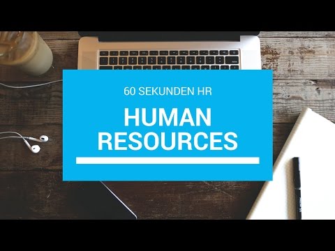 Video: Was sind drei Human Resources?