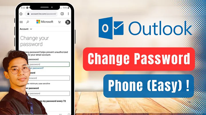 How to Change Outlook Password on Phone !