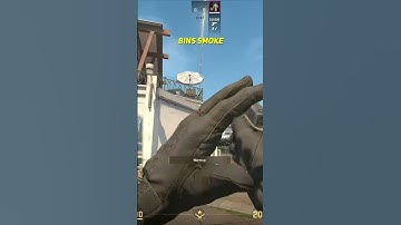 Bins Smoke On Overpass CS2 #shorts #cs2