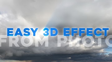 3D clouds from photo - After Effects tutorial