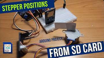 Get Stepper Motor Positions From SD Card using Arduino
