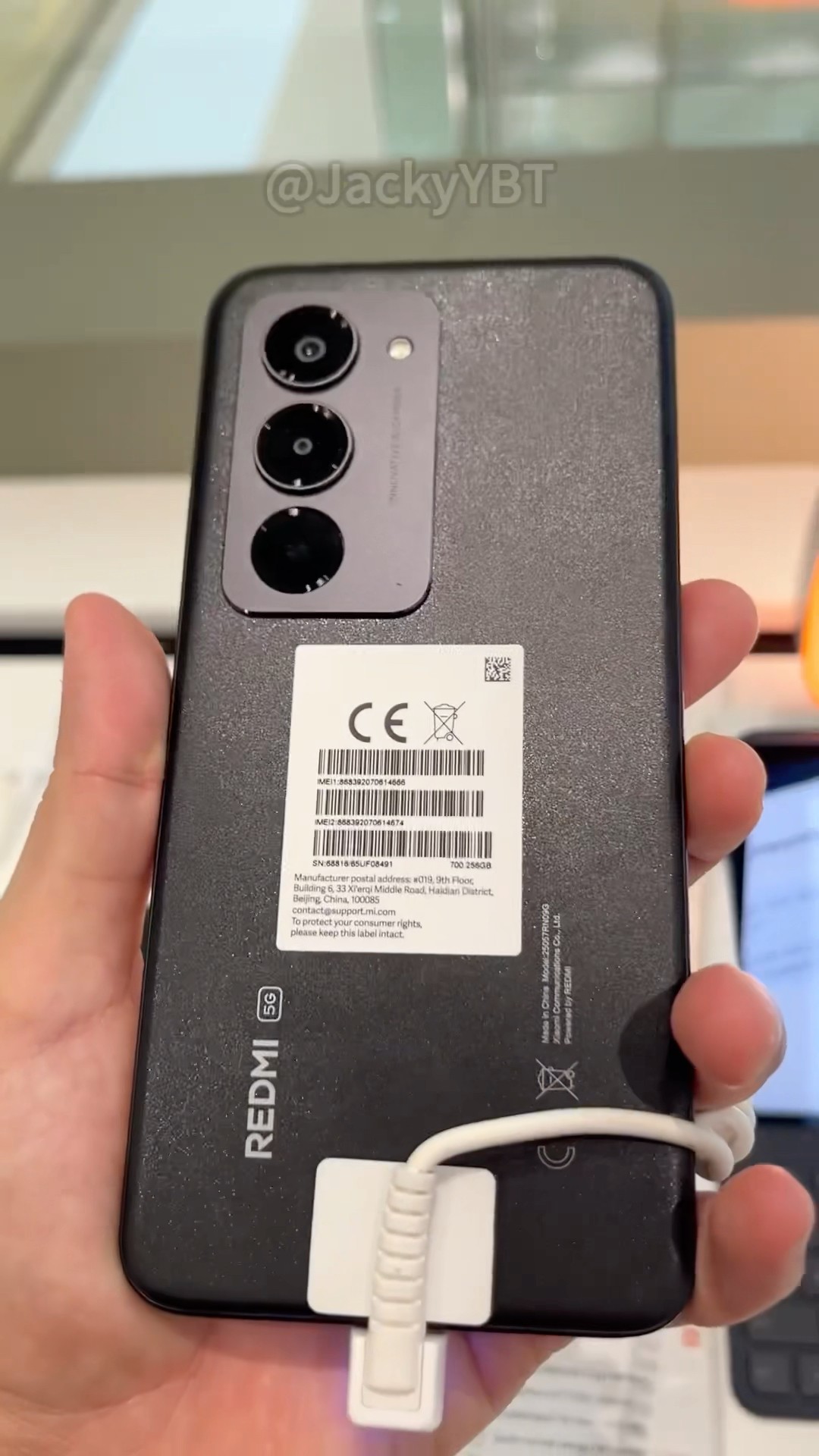 Xiaomi Redmi 15 5G Black first look! #xiaomi #redmi #redmi15 - YouTube