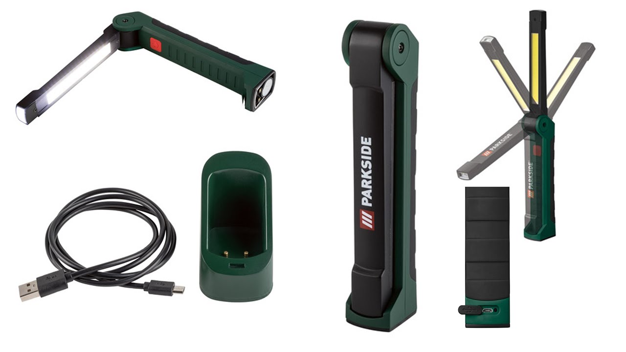 Parkside Cordless Work Light PAL Testing YouTube 2200 - A1