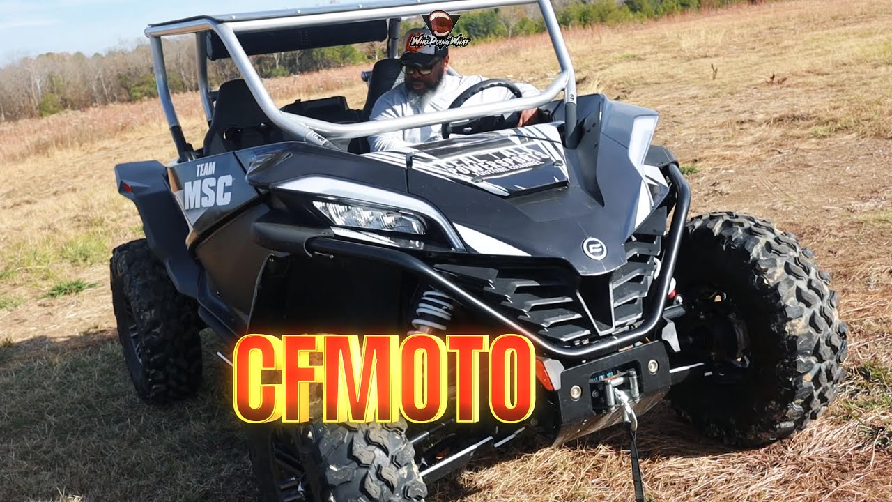 CFMOTO ZForce 950 on 32s, Chopped top, and clutching, YouTube