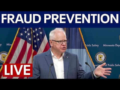 LIVE | Gov. Walz announces new fraud prevention program
