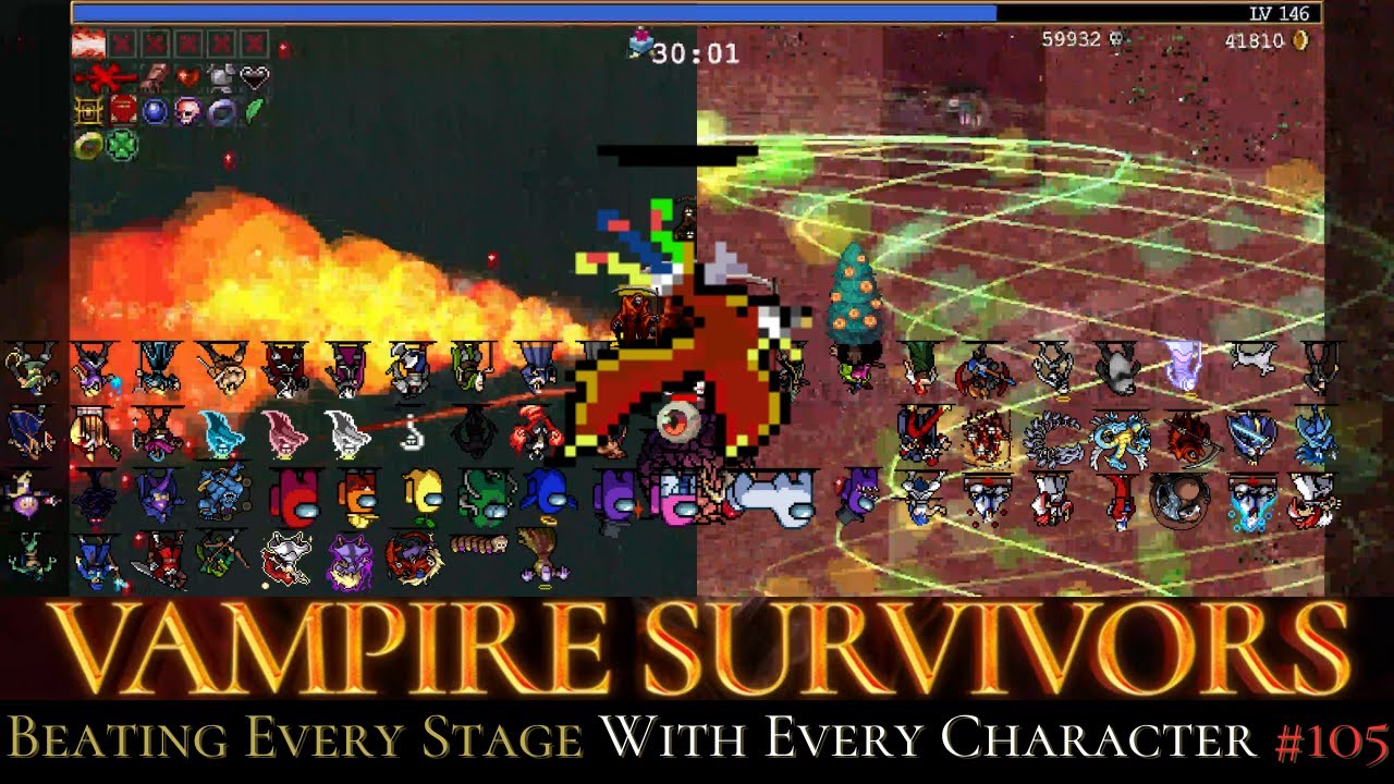 Vampire Survivors BESWEC 105: Cosmo's Billion Damage Flight