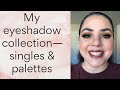 My HUGE eyeshadow collection--singles, palettes, loose pigments, & cream shadows  |  December 2020
