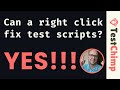 Can AI help with test script maintenance?