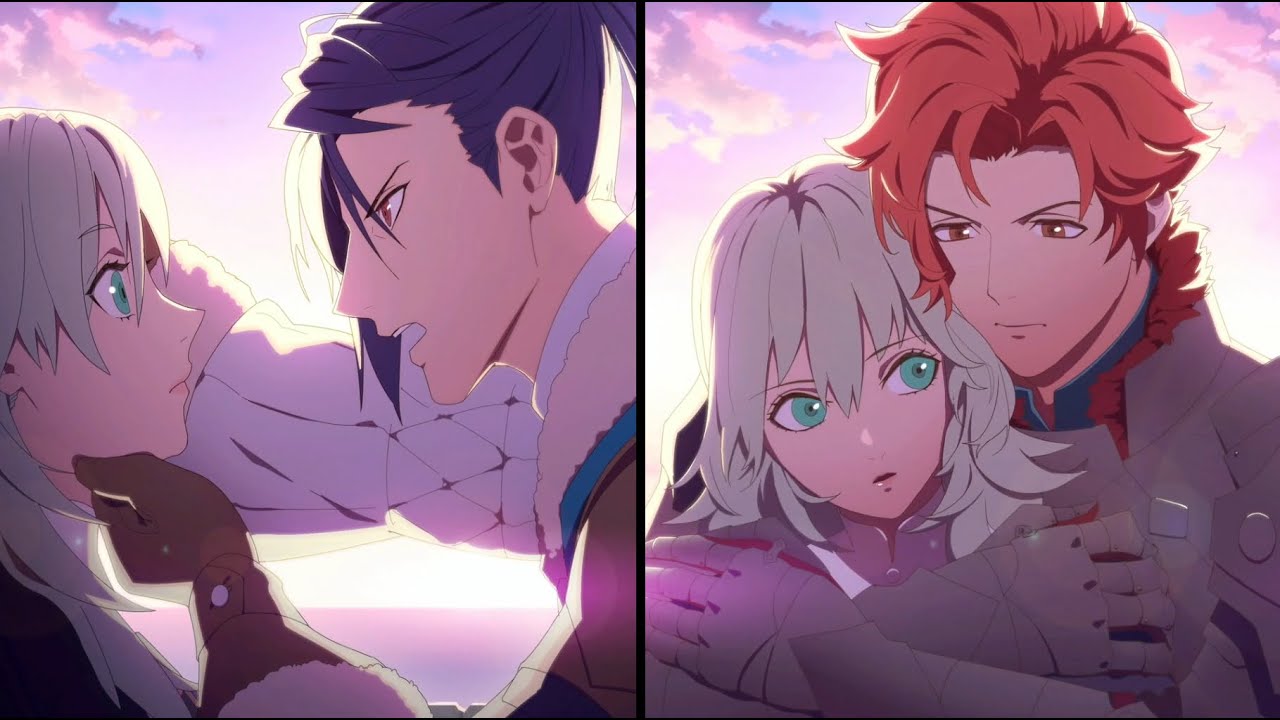 Fire Emblem: Three Houses – All Female Byleth Romance & Marriage Scenes (Japanese)