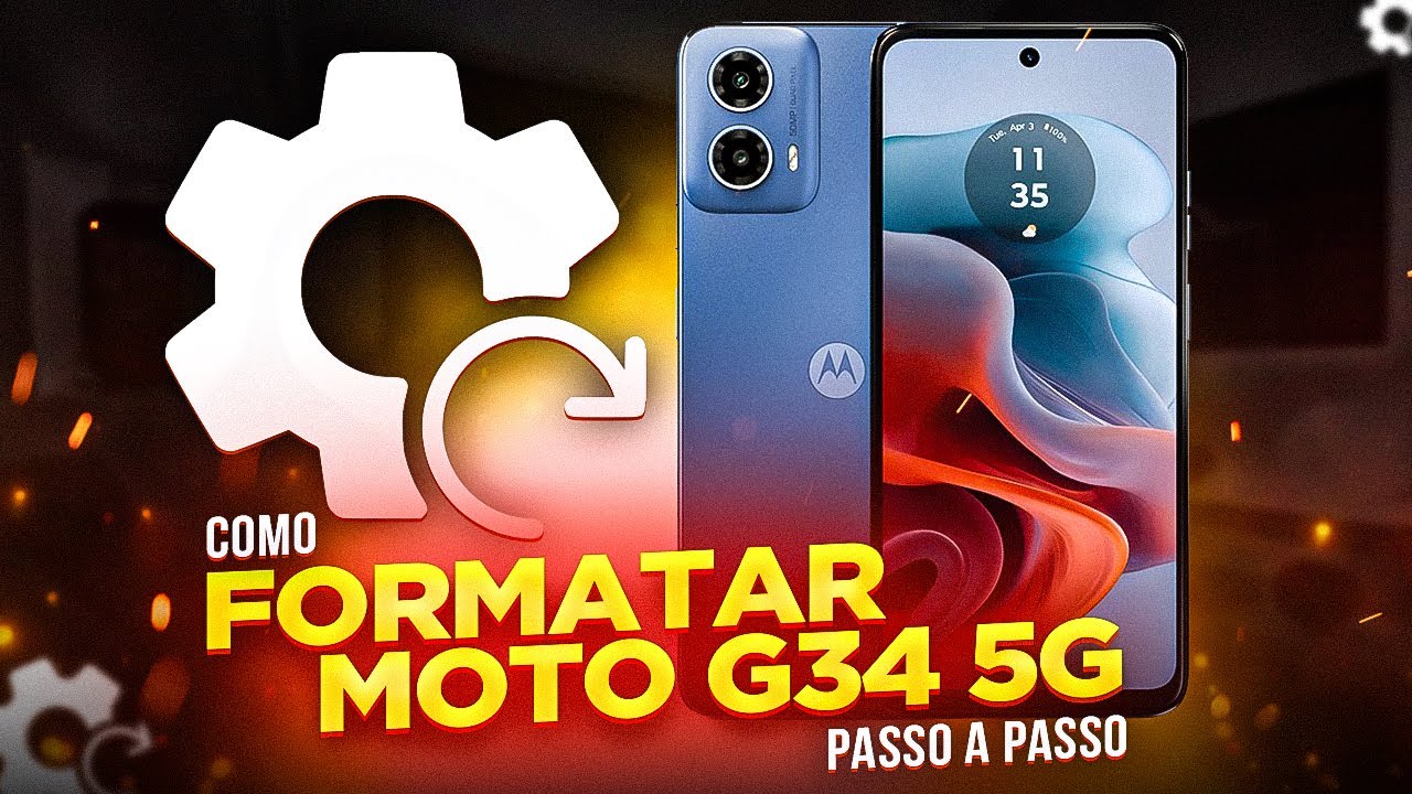 Como FORMATAR Moto G34 5G (PASSO A PASSO) - YouTube