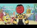 Spongebob Tower Defense Day 1!