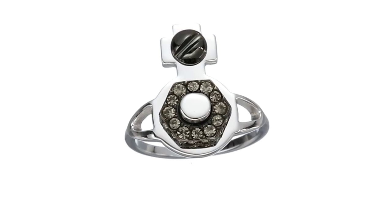 ◆Vivienne Westwood◆ユニセックス ORB リング Vivienne Westwood Jolene Orb Ring SKU:8698622 - YouTube