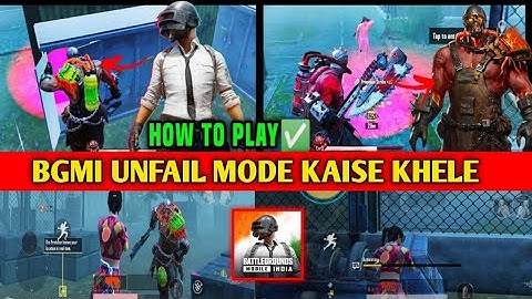 BGMI UNFAIL MODE KAISE KHELE | HOW TO PLAY UNFAIL MODE | BGMI PREDATOR KILL SURVIVOR WIN  🔥