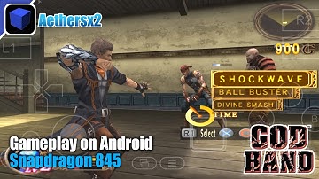 GOD HAND PS2 in Android Gameplay | Aethersx2 Emulator | Snapdragon 845