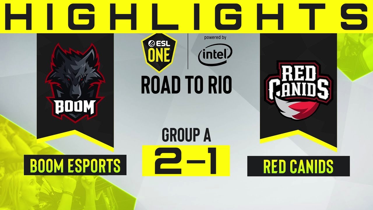 Highlights | BOOM 2-1 RED Canids - Mirage Map 3 | ESL One: Road to Rio SA Group Stage