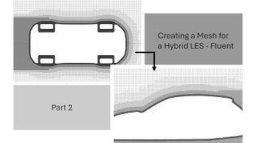 Creating a Mesh for a Hybrid Large Eddy Simulation (LES) using ANSYS SpaceClaim/Fluent (Part 2)