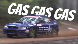 Subaru going Colin Mcrae, but I put Eurobeat over it