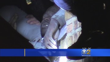 Suspect Stuck In Chimney