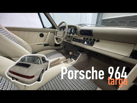 964タルガ内装張替え】空冷ポルシェを本革とペピタでお洒落にする