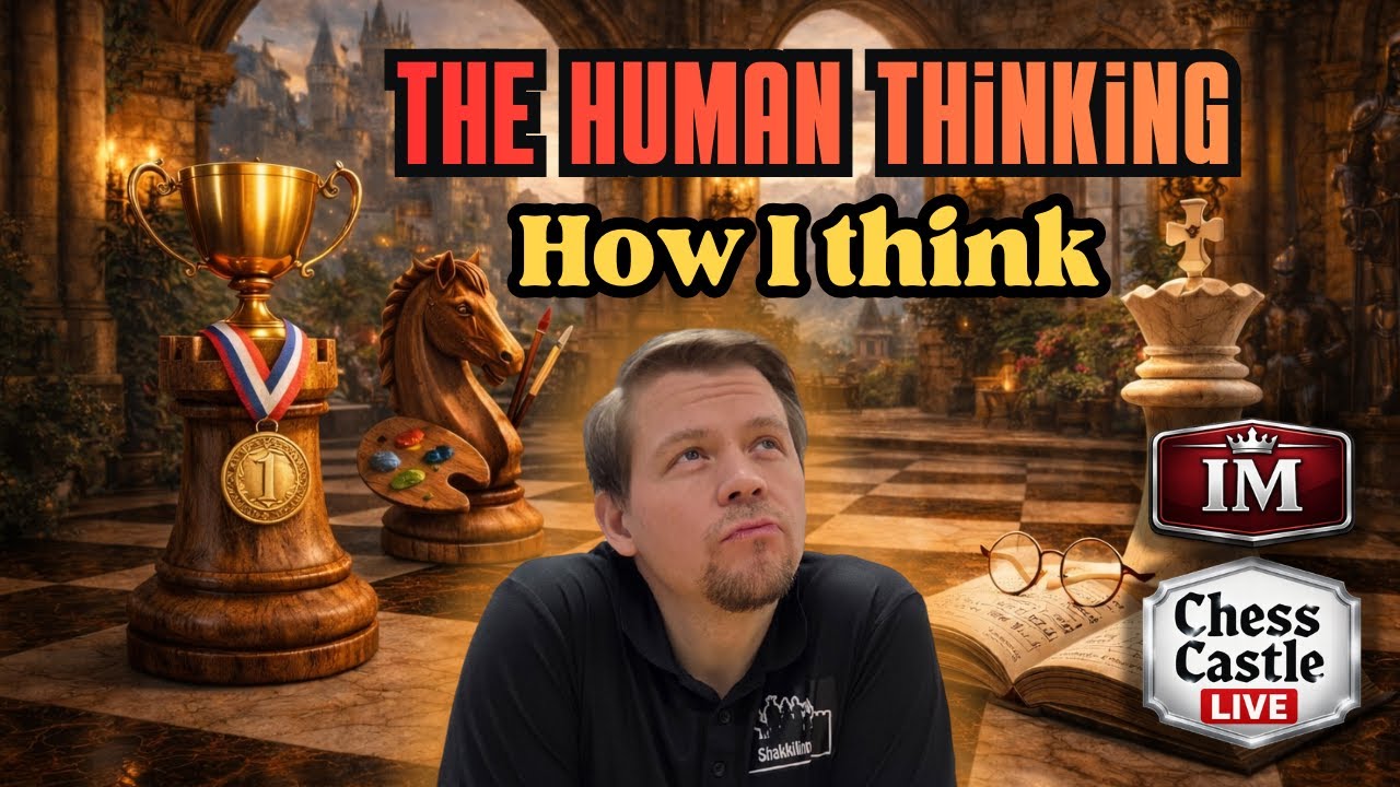 Human Chess – Instructive Blitz: How I Think | ChessCastle LIVE