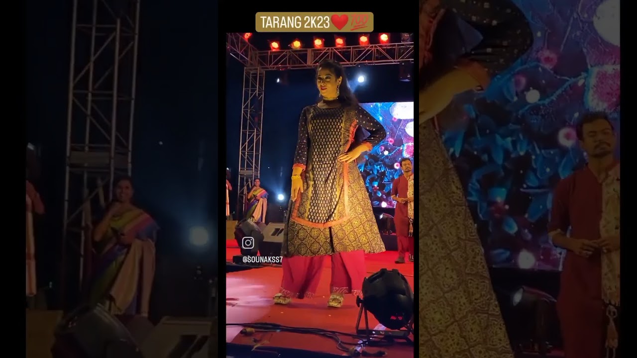 Fashion show at cultural event TARANG 2K23 ❤️💯✌️(SUROTSAV)..  