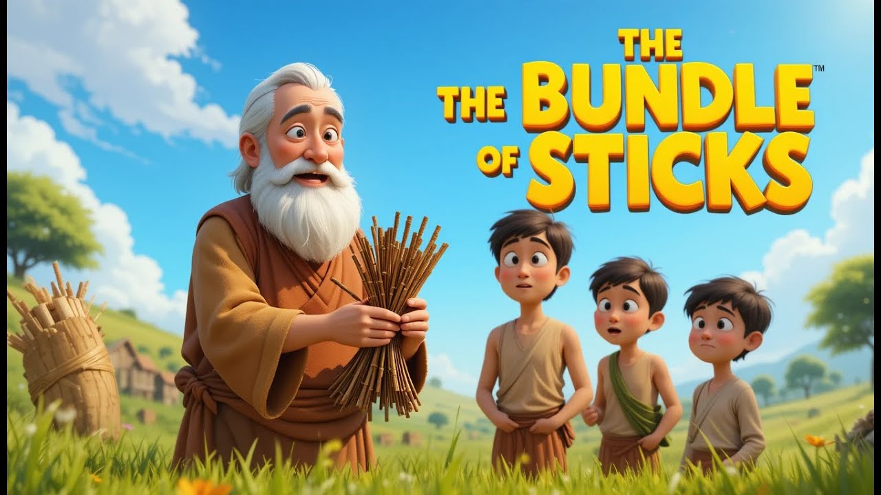 The Bundle of Sticks | Animated Library | Moral Story for Kids