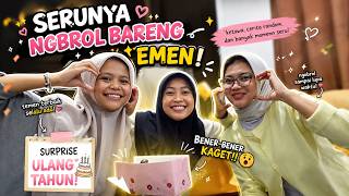 NGOBROL, KETAWA, DAN SURPRISE ULANG TAHUN 💕 #kontencom