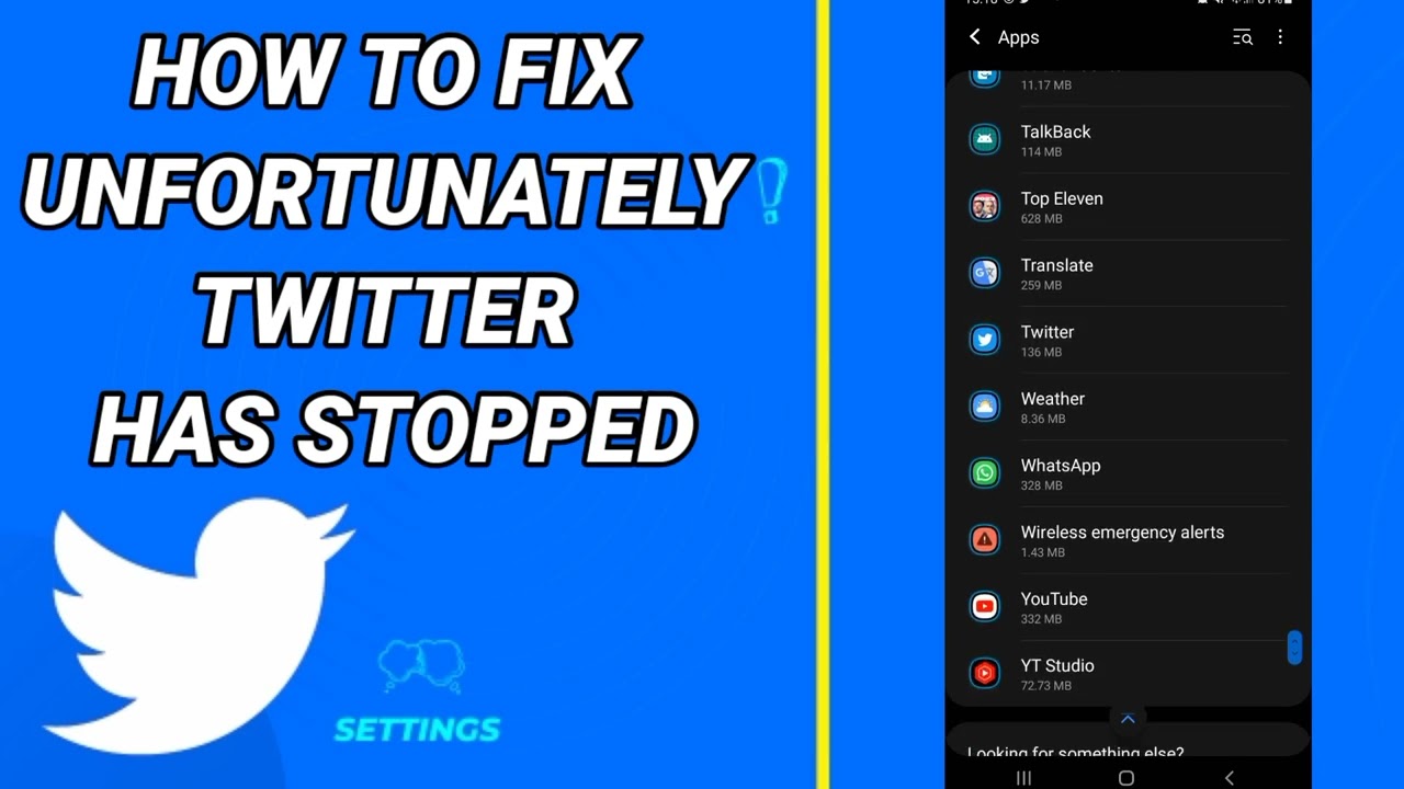 How To Fix Unfortunately Twitter Has Stopped Problem On Twitter App