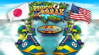 Japanese Wave Race 64 Is Very Different - Region Break Trial Video