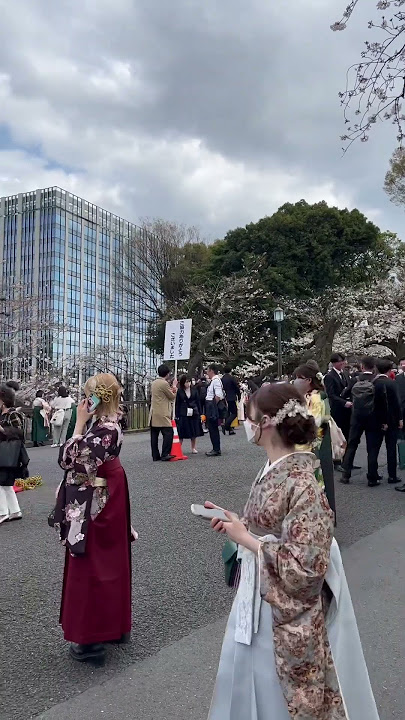 University graduation in Tokyo Japan 🇯🇵