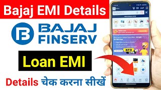 How To Check Bajaj Finance Loan EMI Detail I Bajaj Finance EMI Kaise Check Kare | Bajaj Finance EMI screenshot 1