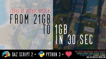Daz LOD System (Better Scene Optimizer)