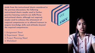 Educ 11 Topic 3: Operation and Job Sheet, Instruction and Information Sheet