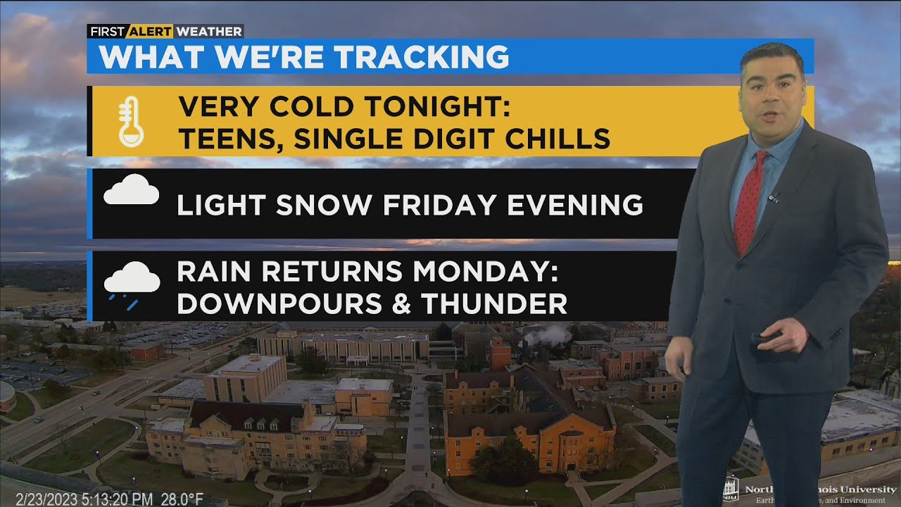 Chicago First Alert Weather: Very cold Thursday night - YouTube
