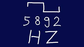 5892 hz square